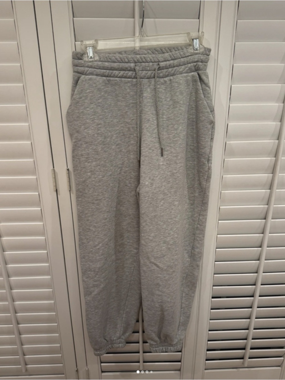 ASOS Women’s Light Gray Drawstring Joggers